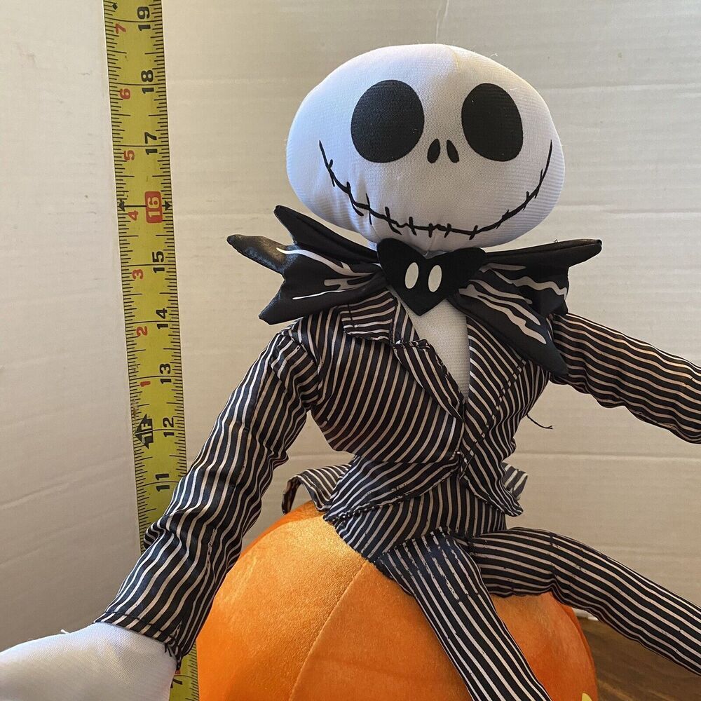 Halloween Disney Nightmare Before Christmas Jack Skellington Pumpkin Greeter 20” - Picture 11 of 12